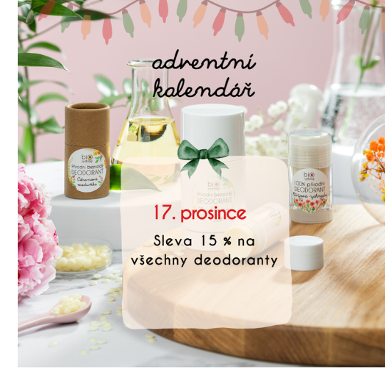 deodorant se slevou 15 %