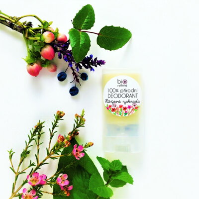 100% přírodní deodorant Růžová zahrada (malý)